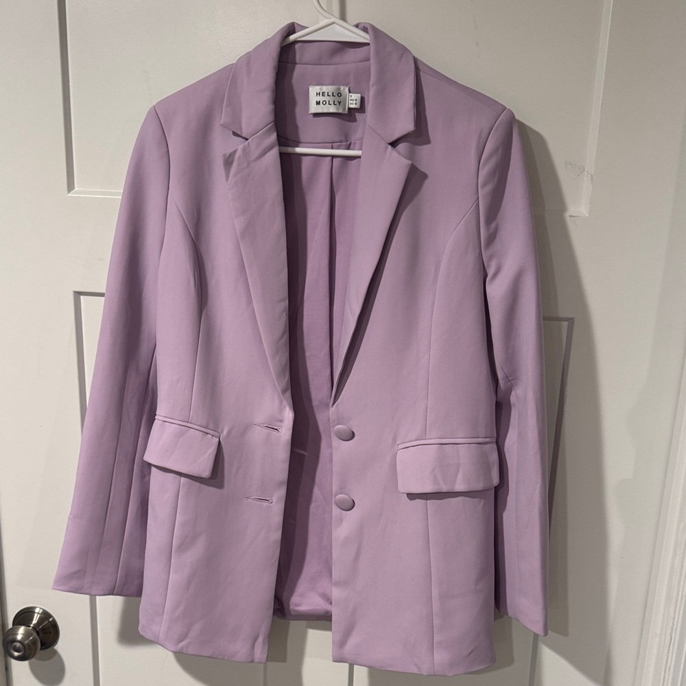 Hello Molly Gorgeous Lavender Blazer